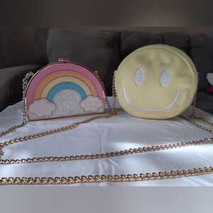 Rainbow and Smiley Face Chain Bags